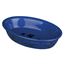 Keramikskål katt, oval blå