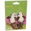 Kattleksaker Mice with Feathers Nature 2 pack