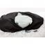 Harvey kattbädd vit-svart ø 50 cm