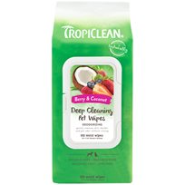 TROPICLEAN DEEP CLEANING WIPES 100ST