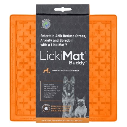 Hundskål LickiMat Buddy Orange