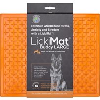 Hundskål LickiMat Large Orange