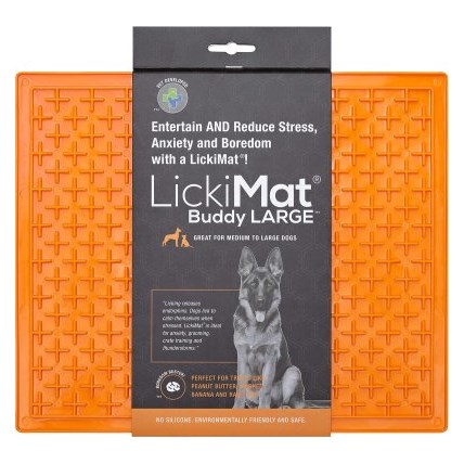 Hundskål LickiMat Large Orange