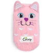 Kattleksak minisock cuddler rosa katt