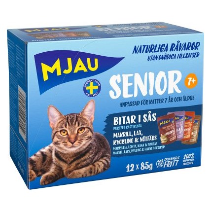 Kattfoder Mjau Senior