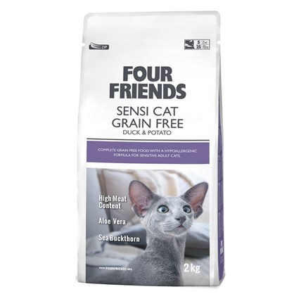 Kattfoder FourFriends Sensi Cat GF 2 kg