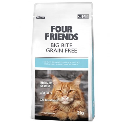Kattfoder FourFriends Big Bite Grain Free 2kg