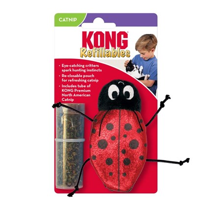 KONG Refillables Ladybug Flerfärgad 17cm