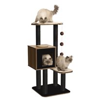 Klösmöbel Vesper Cat Furniture V-high Base Svart