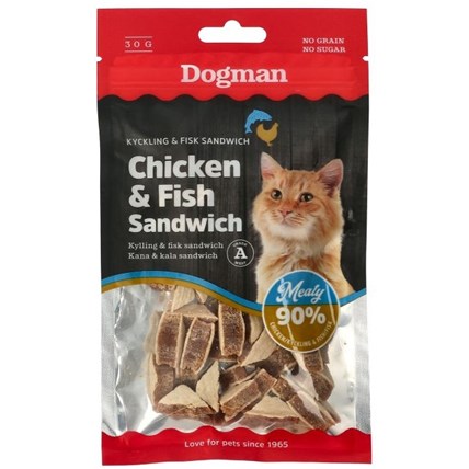 Dogman Chicken & Fish sandwish 30g