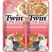 Kattgodis Churu Twin Packs Tuna/chicken In Tuna Broth